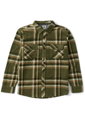 Vissla Men's Eco-Zy Polar Flannel Shirt, Recycled Polyester