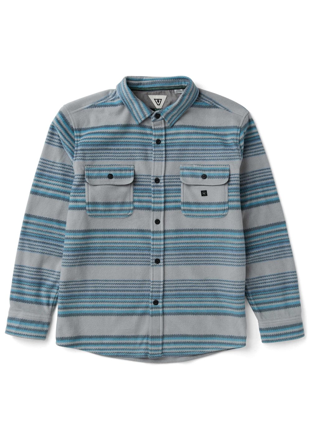 Vissla Men's Eco-Zy Polar Flannel Shirt, Recycled Polyester