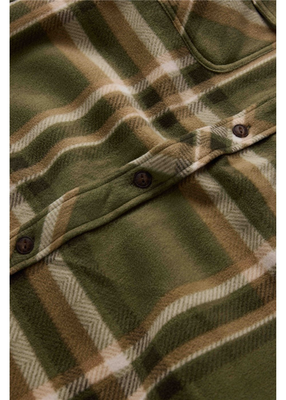 Vissla Men's Eco-Zy Polar Flannel Shirt, Recycled Polyester