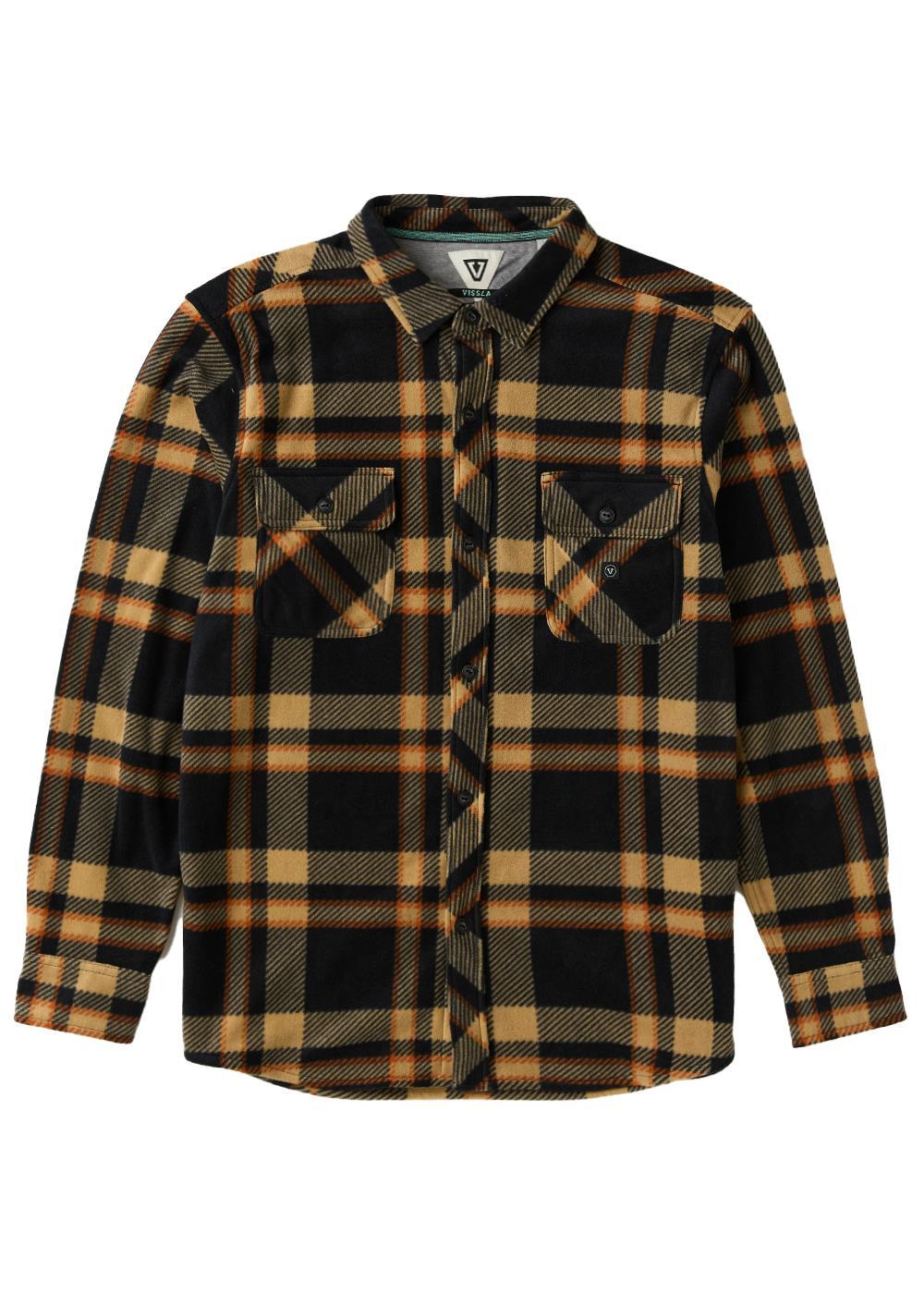 Vissla Men's Eco-Zy Polar Flannel Shirt, Recycled Polyester