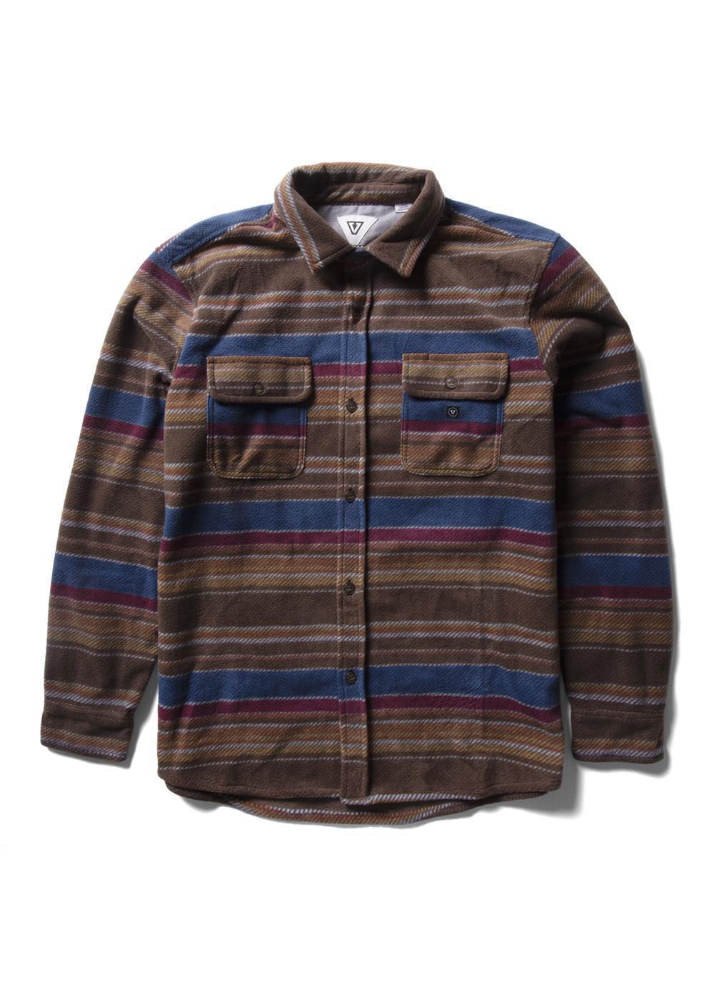 Vissla Men's Eco-Zy Polar Flannel Shirt, Recycled Polyester