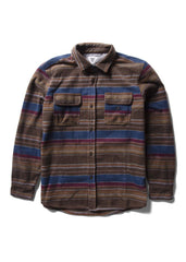 Vissla Men's Eco-Zy Polar Flannel Shirt, Recycled Polyester