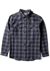 Vissla Men's Central Coast Flannel Shirt, Organic Cotton Plaid