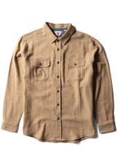 Vissla Men's Central Coast Flannel Shirt, Organic Cotton Plaid