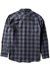 Vissla Men's Central Coast Flannel Shirt, Organic Cotton Plaid