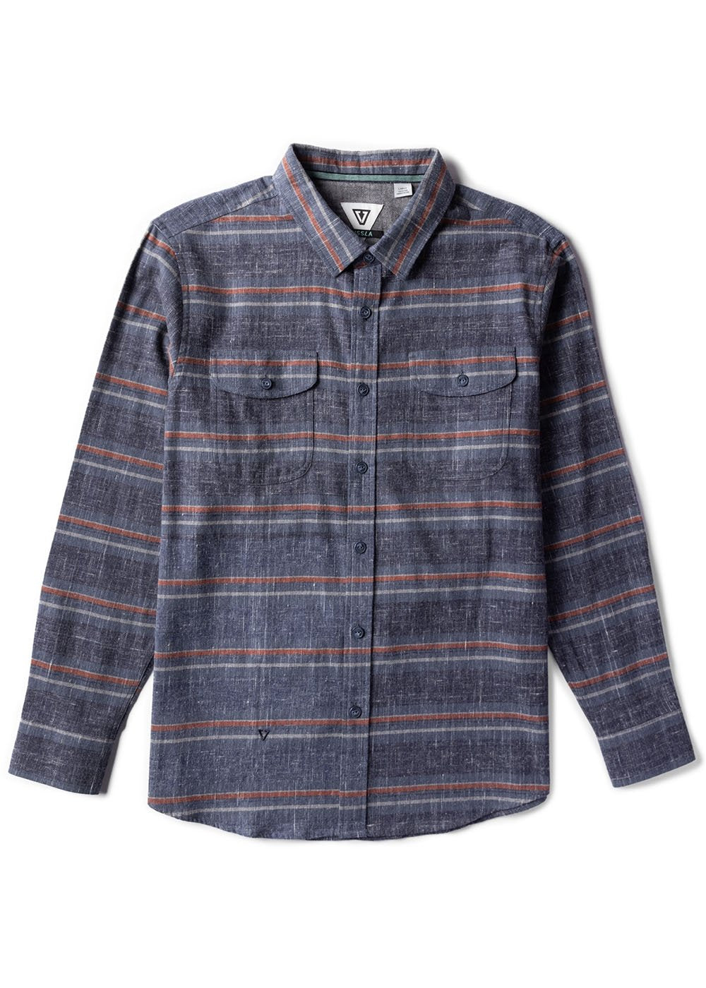 Vissla Men's Central Coast Flannel Shirt, Organic Cotton Plaid