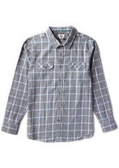 Vissla Men's Central Coast Flannel Shirt, Organic Cotton Plaid