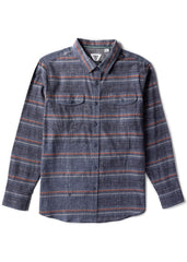 Vissla Men's Central Coast Flannel Shirt, Organic Cotton Plaid