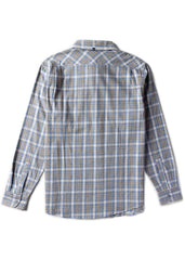 Vissla Men's Central Coast Flannel Shirt, Organic Cotton Plaid