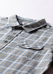 Vissla Men's Central Coast Flannel Shirt, Organic Cotton Plaid