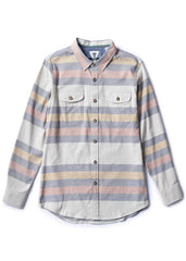 Vissla Men's Central Coast Flannel Shirt, Organic Cotton Plaid