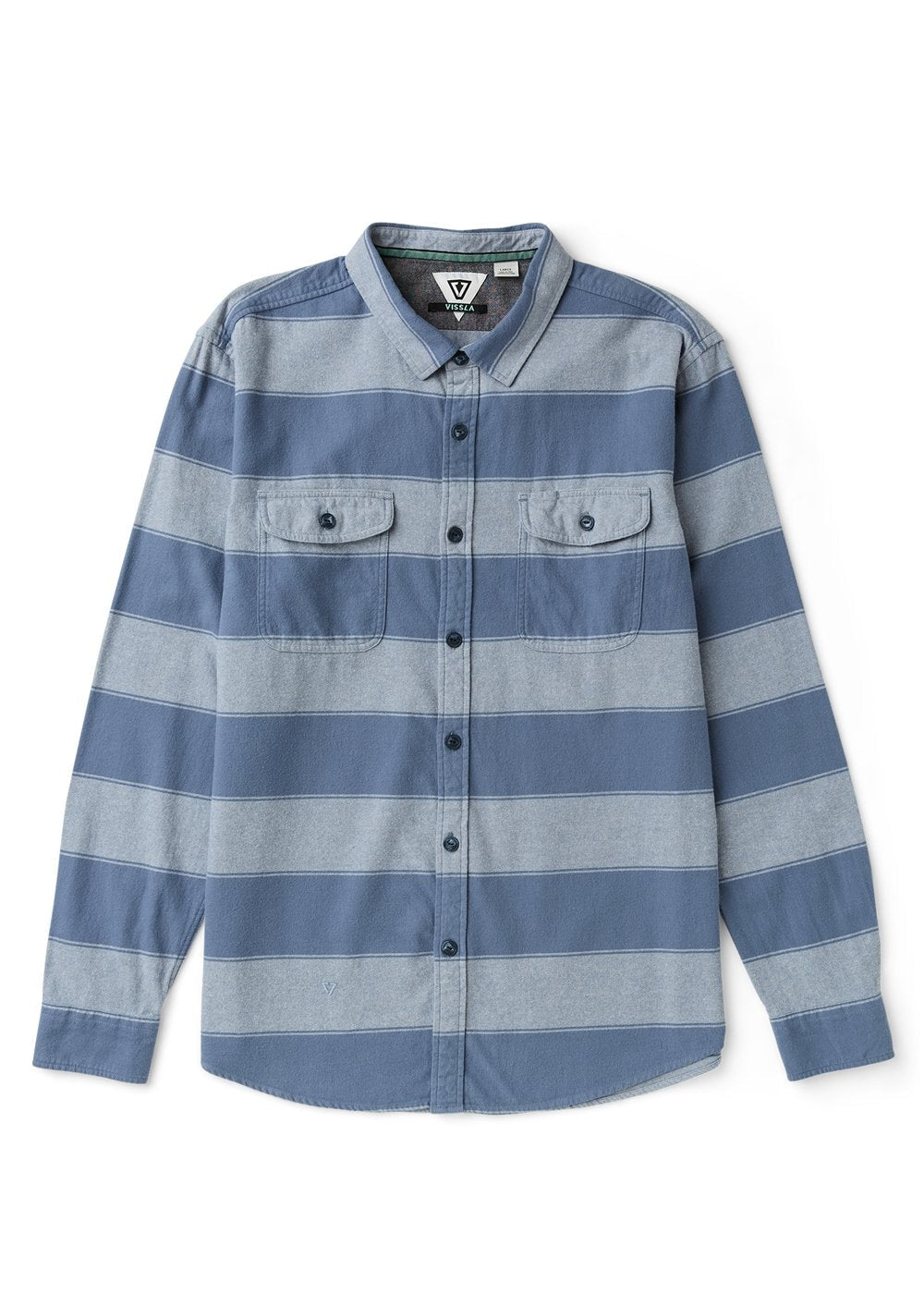 Vissla Men's Central Coast Flannel Shirt, Organic Cotton Plaid