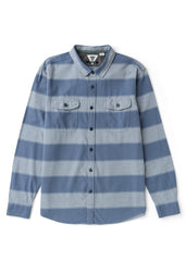 Vissla Men's Central Coast Flannel Shirt, Organic Cotton Plaid
