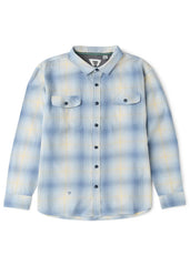 Vissla Men's Central Coast Flannel Shirt, Organic Cotton Plaid