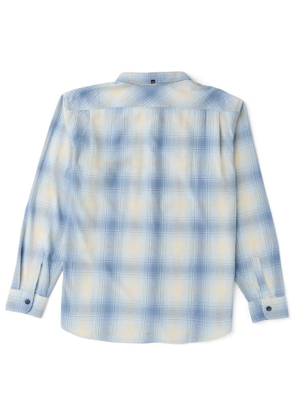 Vissla Men's Central Coast Flannel Shirt, Organic Cotton Plaid