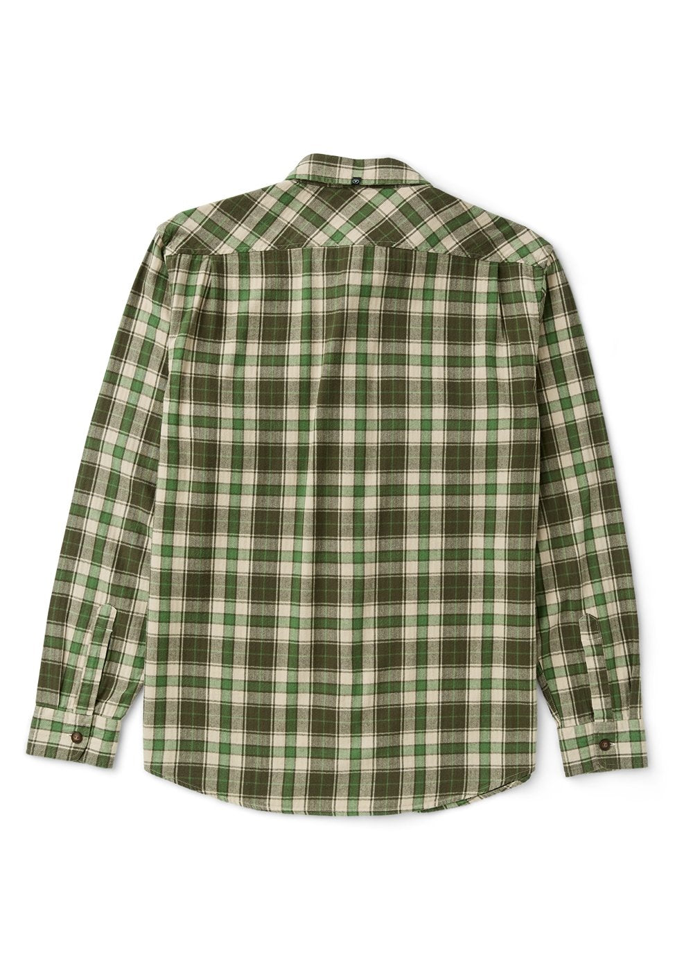 Vissla Men's Central Coast Flannel Shirt, Organic Cotton Plaid