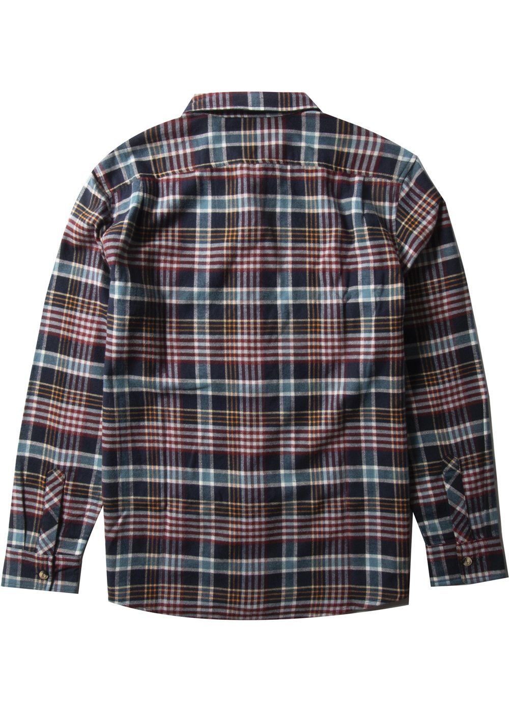 Vissla Men's Central Coast Long Sleeve Flannel Shirt, 100% Cotton