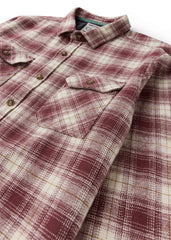 Vissla Men's Creators Heavy Days Flannel Shirt, Organic Cotton
