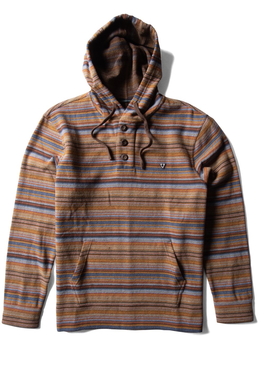 Vissla Men's Descanso Hooded Popover Hoodie, 100% Cotton