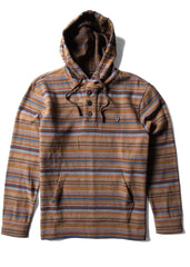 Vissla Men's Descanso Hooded Popover Hoodie, 100% Cotton