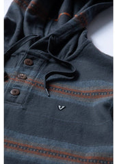 Vissla Men's Descanso Hooded Popover Hoodie, 100% Cotton