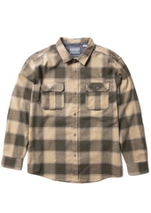 Vissla Men's Creators Innovators Flannel Shirt, Organic Cotton