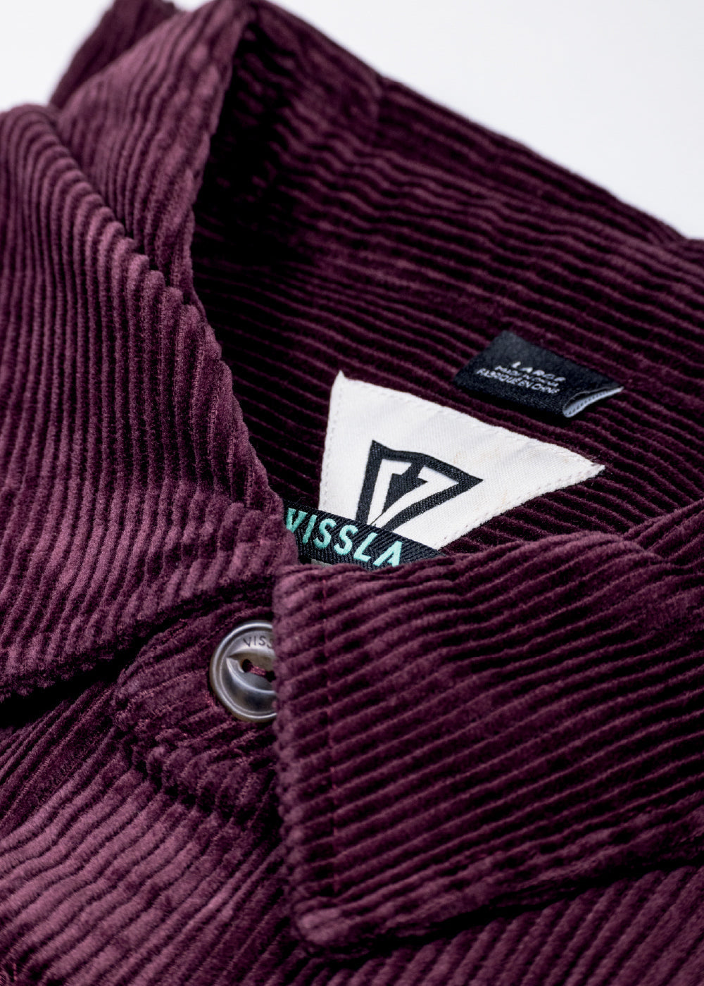 Vissla Men's Blinker Corduroy Shirt, Organic Cotton