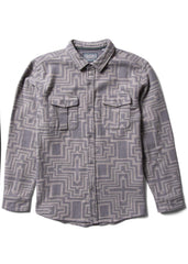 Vissla Men's Creators Sonora Flannel Shirt, Yarn-Dyed Jacquard