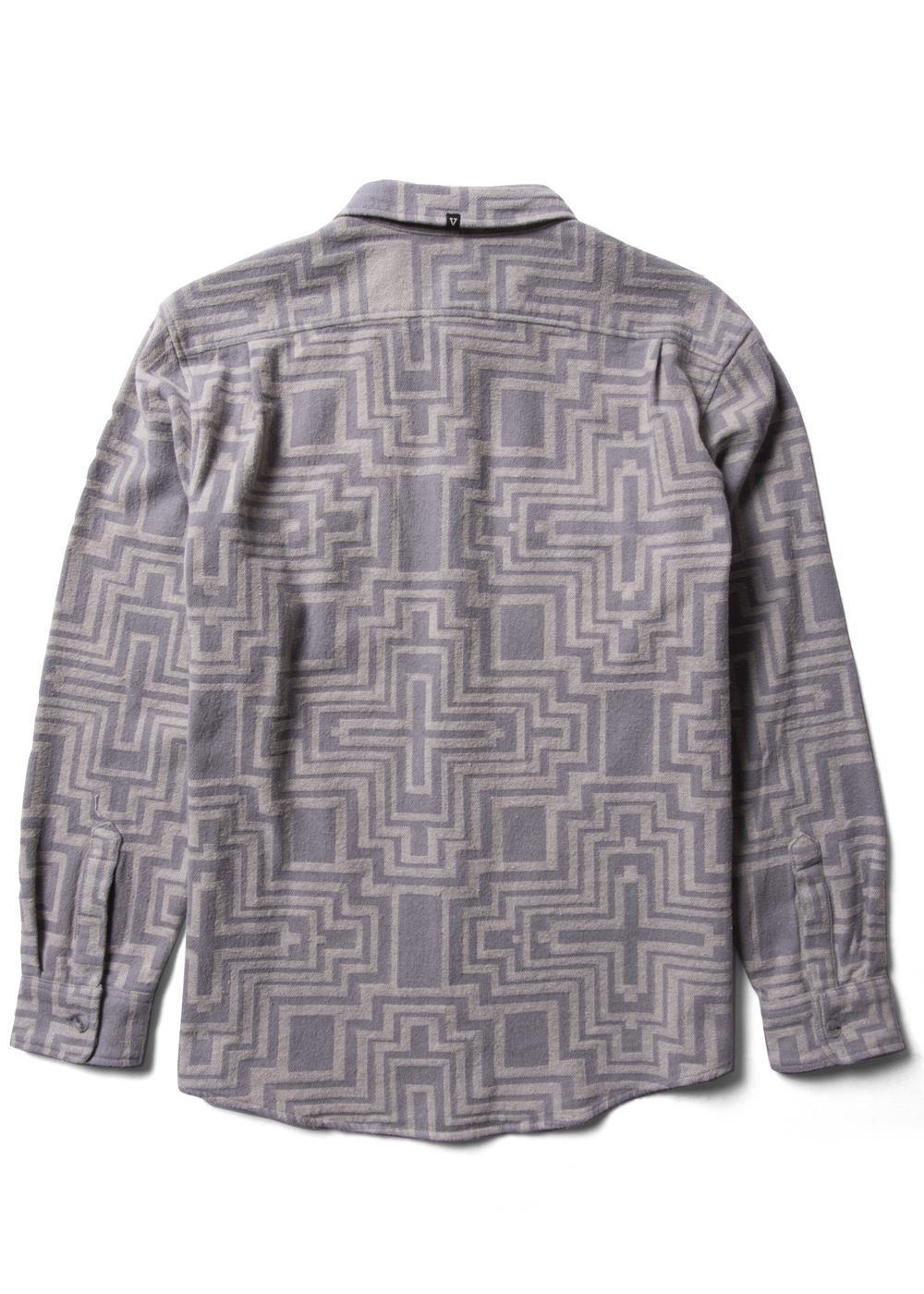 Vissla Men's Creators Sonora Flannel Shirt, Yarn-Dyed Jacquard