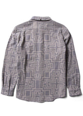 Vissla Men's Creators Sonora Flannel Shirt, Yarn-Dyed Jacquard