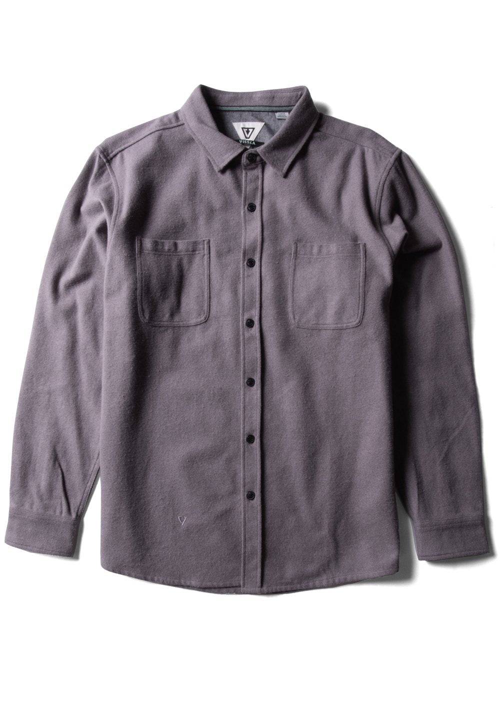 Vissla Men's Shaper Flannel Shirt, Heavyweight Organic Cotton