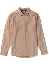Vissla Men's Shaper Flannel Shirt, Heavyweight Organic Cotton