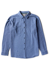 Vissla Men's Shaper Flannel Shirt, Heavyweight Organic Cotton