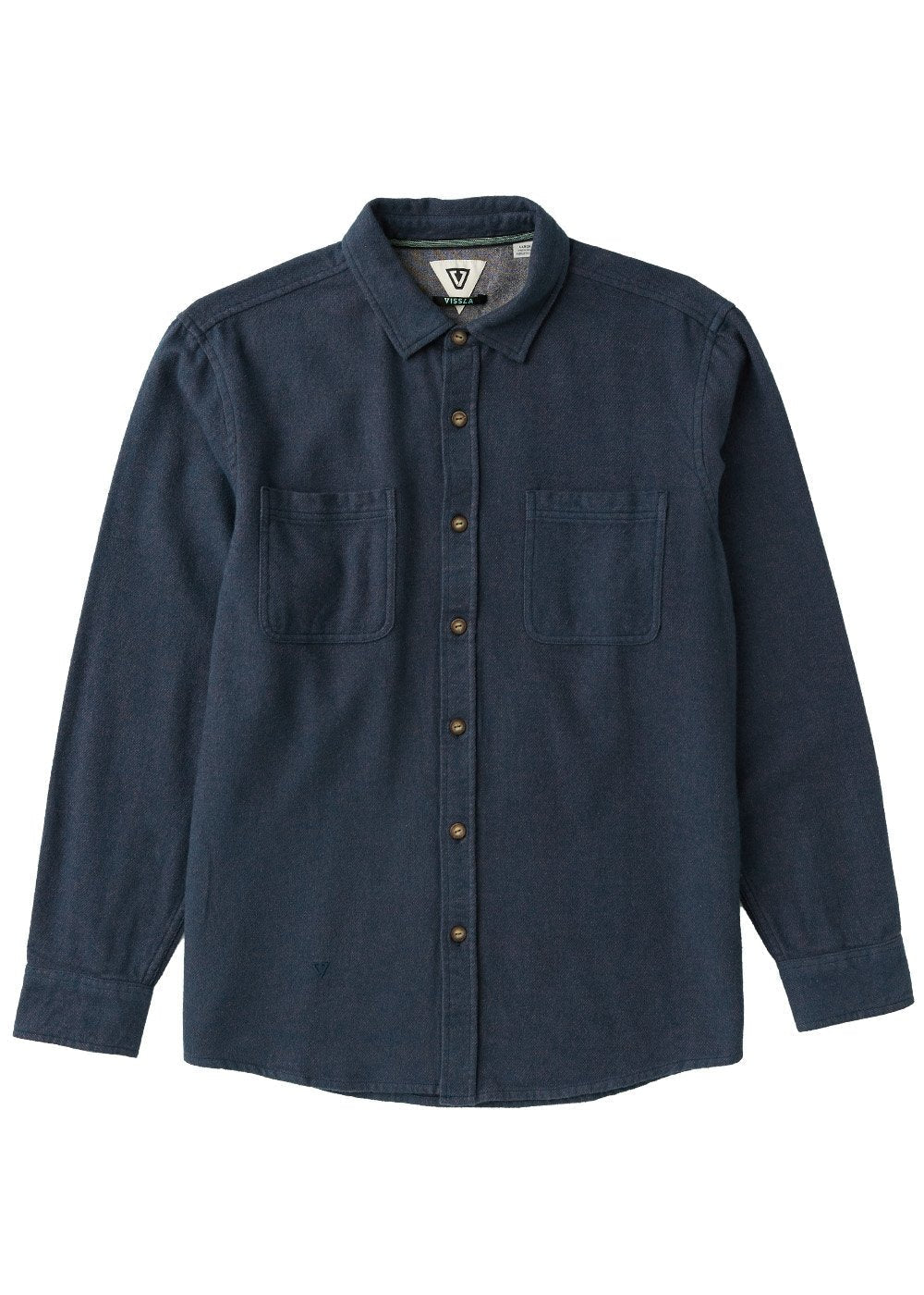 Vissla Men's Shaper Flannel Shirt, Heavyweight Organic Cotton