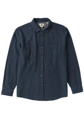 Vissla Men's Shaper Flannel Shirt, Heavyweight Organic Cotton