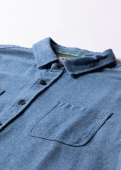 Vissla Men's Shaper Flannel Shirt, Heavyweight Organic Cotton