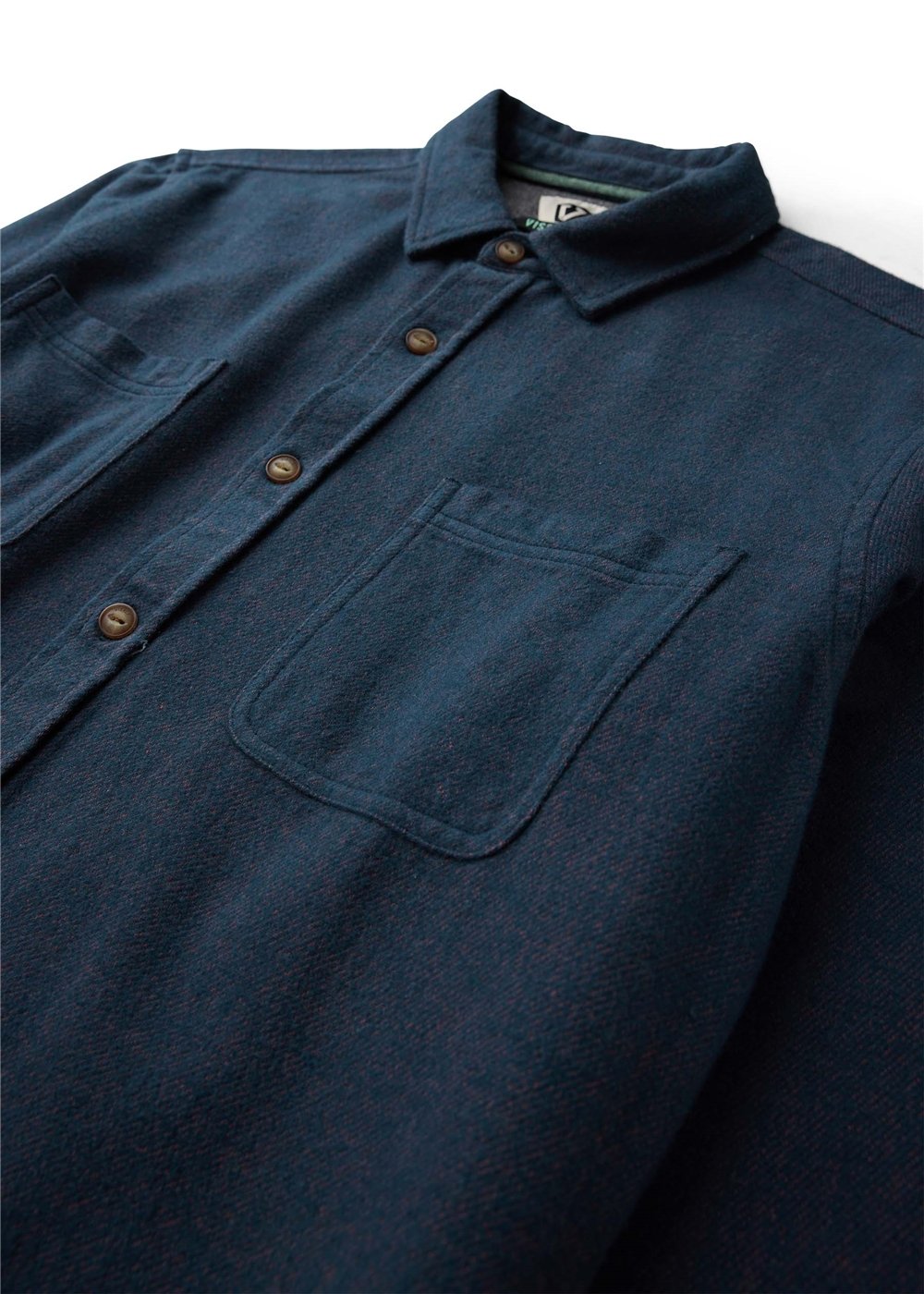 Vissla Men's Shaper Flannel Shirt, Heavyweight Organic Cotton
