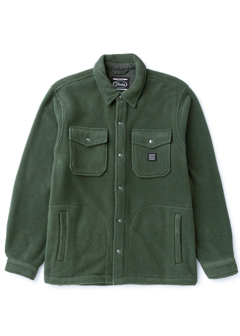 Vissla Men's Peaks Sherpa Fleece Shirt, Recycled Polyester