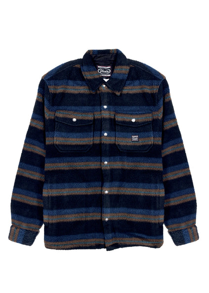Vissla Men's Peak Sherpa Overshirt, Recycled Polyester