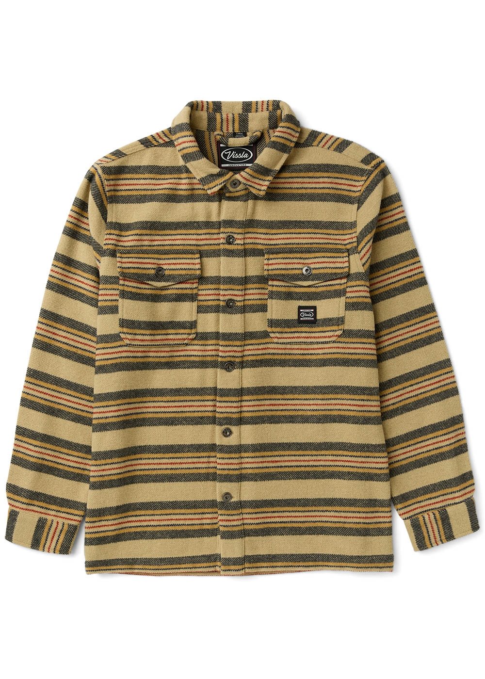 Vissla Men's West Coast Overshirt, Polyester and Wool