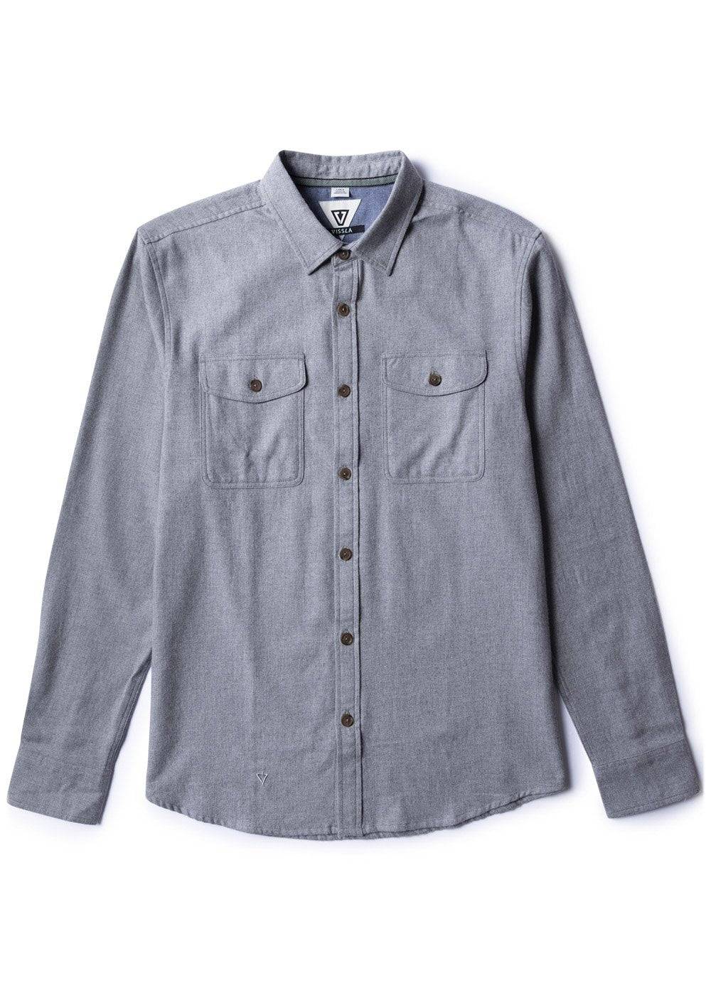 Vissla Men's Go To Flannel Shirt, Brushed Cotton