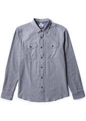 Vissla Men's Go To Flannel Shirt, Brushed Cotton