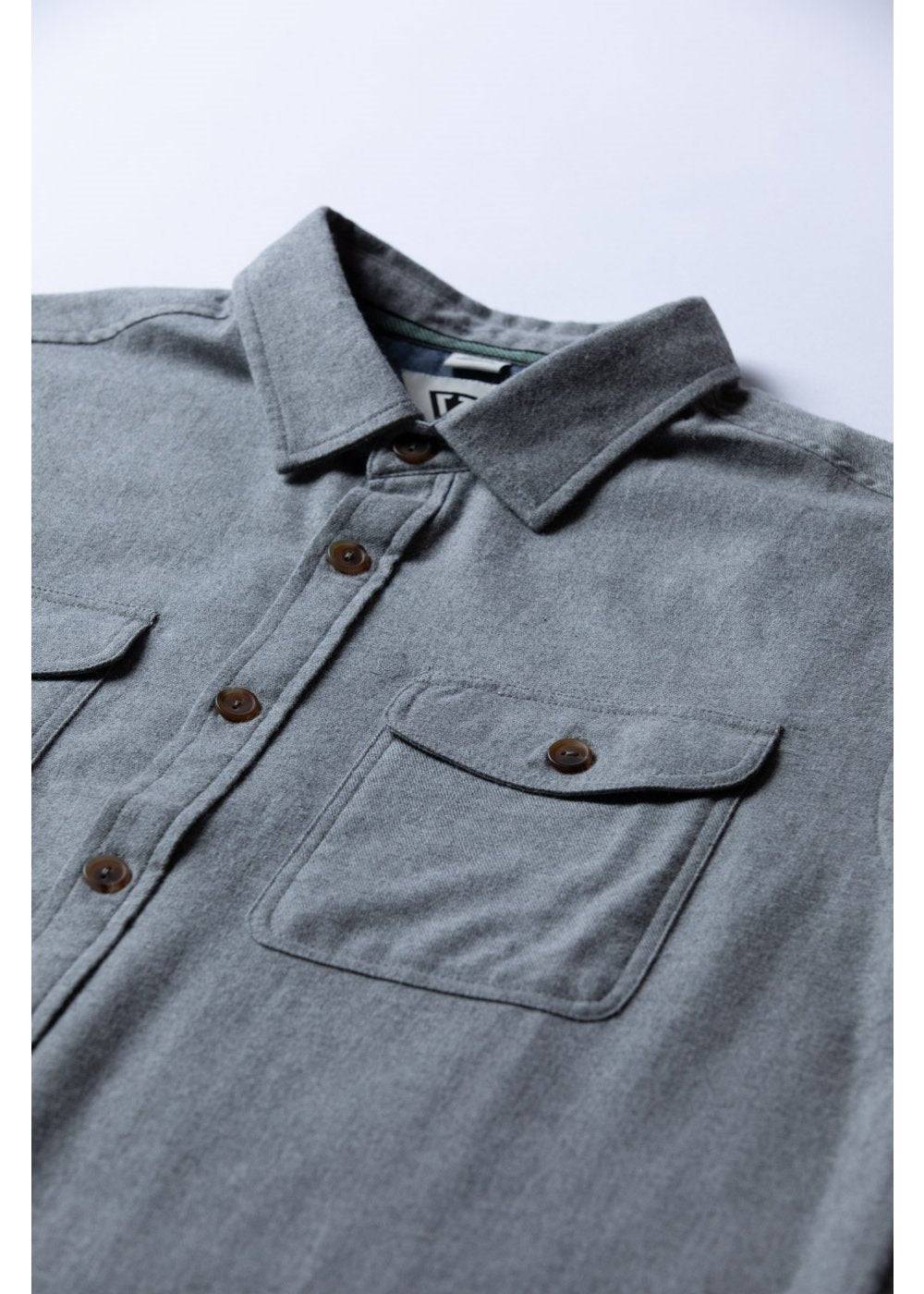 Vissla Men's Go To Flannel Shirt, Brushed Cotton