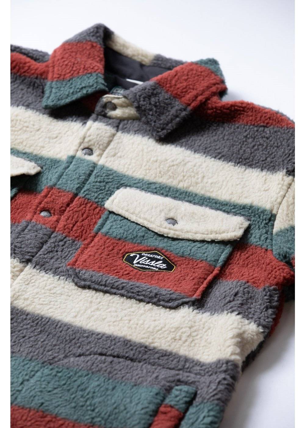 Vissla Men's Peaks Sherpa Fleece Shirt, Recycled Polyester