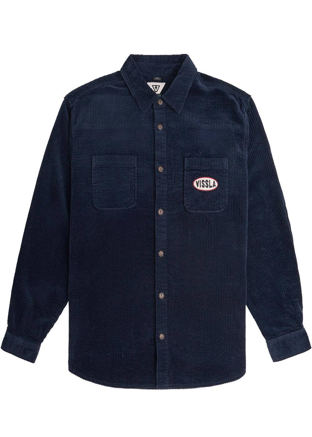 Vissla Men's Blink Corduroy Shirt, Organic Cotton