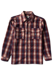 Vissla Men's Woody Flannel Shirt, Heavyweight Wool Blend
