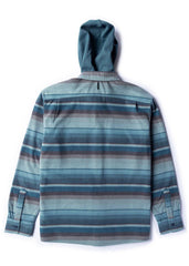 Vissla Men's Eco-Zy Hooded Shirt Jacket, Recycled Polyester Fleece