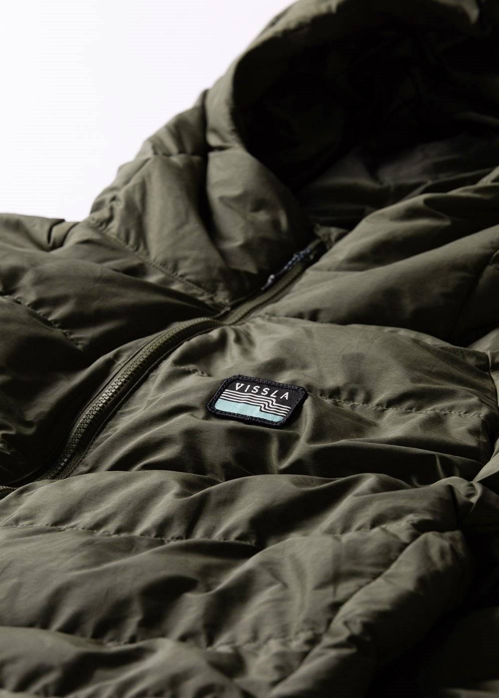 Vissla Men's Pacific Packable Eco Puffer Jacket, Recycled Nylon