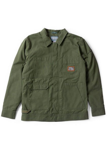 Vissla Men's Creators Craftsman Jacket, Organic Cotton Ripstop