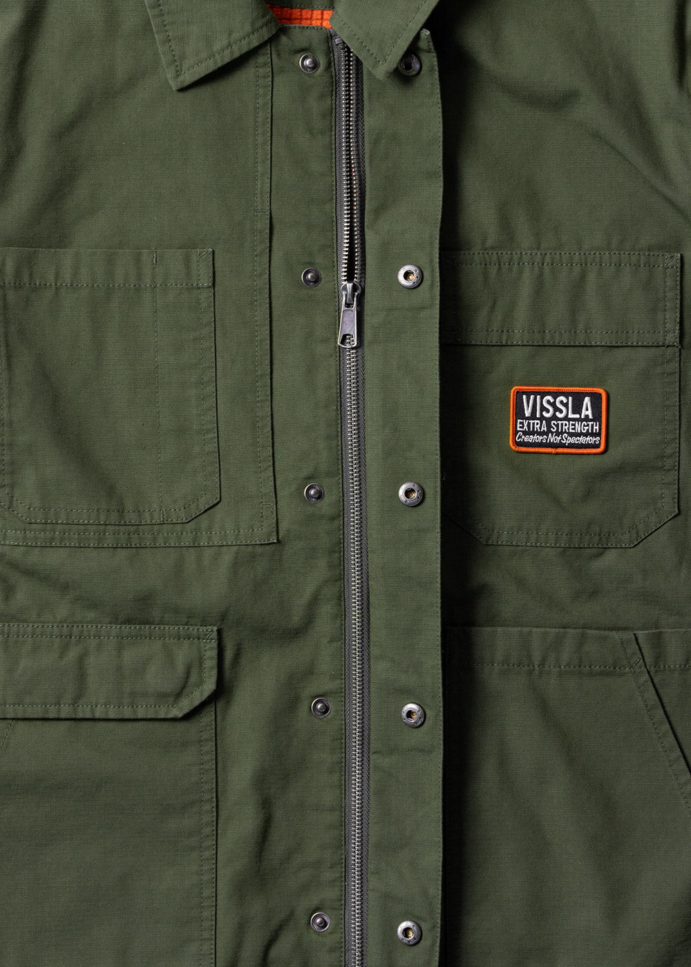 Vissla Men's Creators Craftsman Jacket, Organic Cotton Ripstop